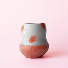 Load image into Gallery viewer, Floating hand orange cup